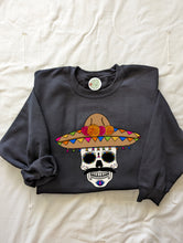 Load image into Gallery viewer, Day of the Dead / Dia de los Muertos Crewneck Sweater - Caballero