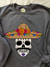 Load image into Gallery viewer, Day of the Dead / Dia de los Muertos Crewneck Sweater - Caballero