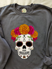 Load image into Gallery viewer, Day of the Dead / Dia de los Muertos Crewneck Sweater - Dama