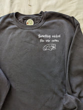 Load image into Gallery viewer, Something Wicked This Way Comes - HP Inspired Crewneck