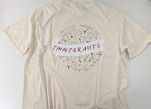 Load image into Gallery viewer, Proudly Raised by Immigrants Floral T-shirt