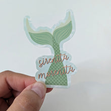 Load image into Gallery viewer, Sirenita Morenita Mermaid Tail Sticker