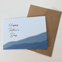 Load image into Gallery viewer, Watercolor Streak Father's Day Card - Spanish Option Available