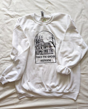 Load image into Gallery viewer, Take Me Ghost Hunting, Haunted House Crewneck Sweater