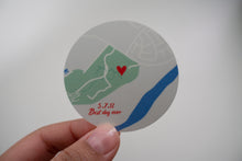 Load image into Gallery viewer, Custom Map Sticker