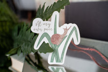 Load image into Gallery viewer, At My Own Pace - Snail - Sticker