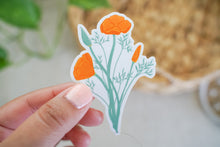 Load image into Gallery viewer, California Poppies Sticker
