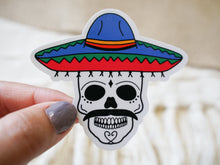 Load image into Gallery viewer, Sugar Skull, Dia de los Muertos - Day of the Dead Sticker