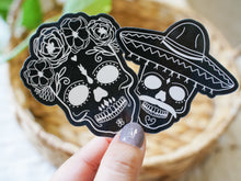 Load image into Gallery viewer, Sugar Skull, Dia de los Muertos - Day of the Dead Sticker