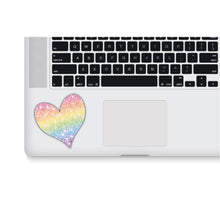 Load image into Gallery viewer, Rainbow Flower Heart Sticker