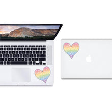 Load image into Gallery viewer, Rainbow Flower Heart Sticker