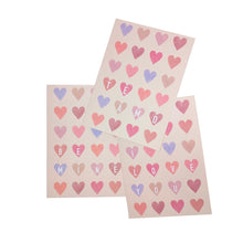 Load image into Gallery viewer, Watercolor Hearts Valentine's Day Card (Spanish option available)