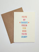 Load image into Gallery viewer, My Favorite Person Valentine’s Day Card