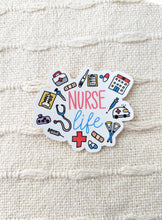 Load image into Gallery viewer, Nurse Life Sticker