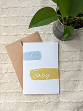 Load image into Gallery viewer, Oh Baby Minimalist Card