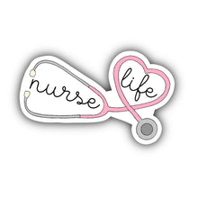 Load image into Gallery viewer, Stethoscope Nurse Life Sticker