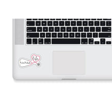 Load image into Gallery viewer, Stethoscope Nurse Life Sticker