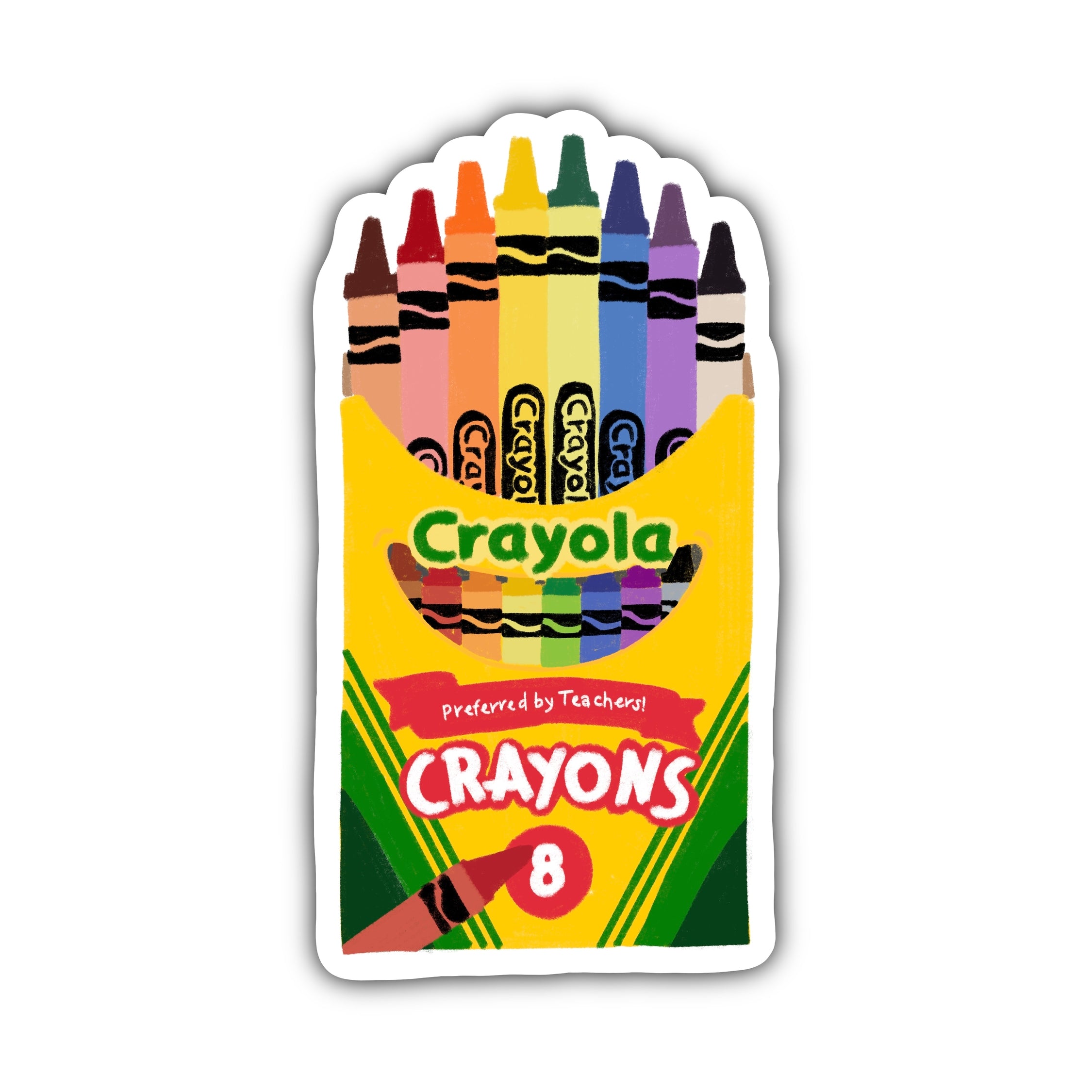 Crayon Box Sticker