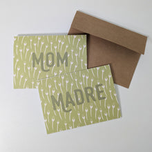 Load image into Gallery viewer, Mom, Madre Mother&#39;s Day Card (Spanish Option Available)
