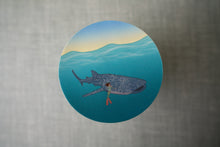 Load image into Gallery viewer, Whale Shark  - Shark with Diver Sticker
