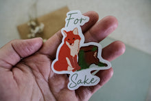 Load image into Gallery viewer, For Fox Sake Sticker
