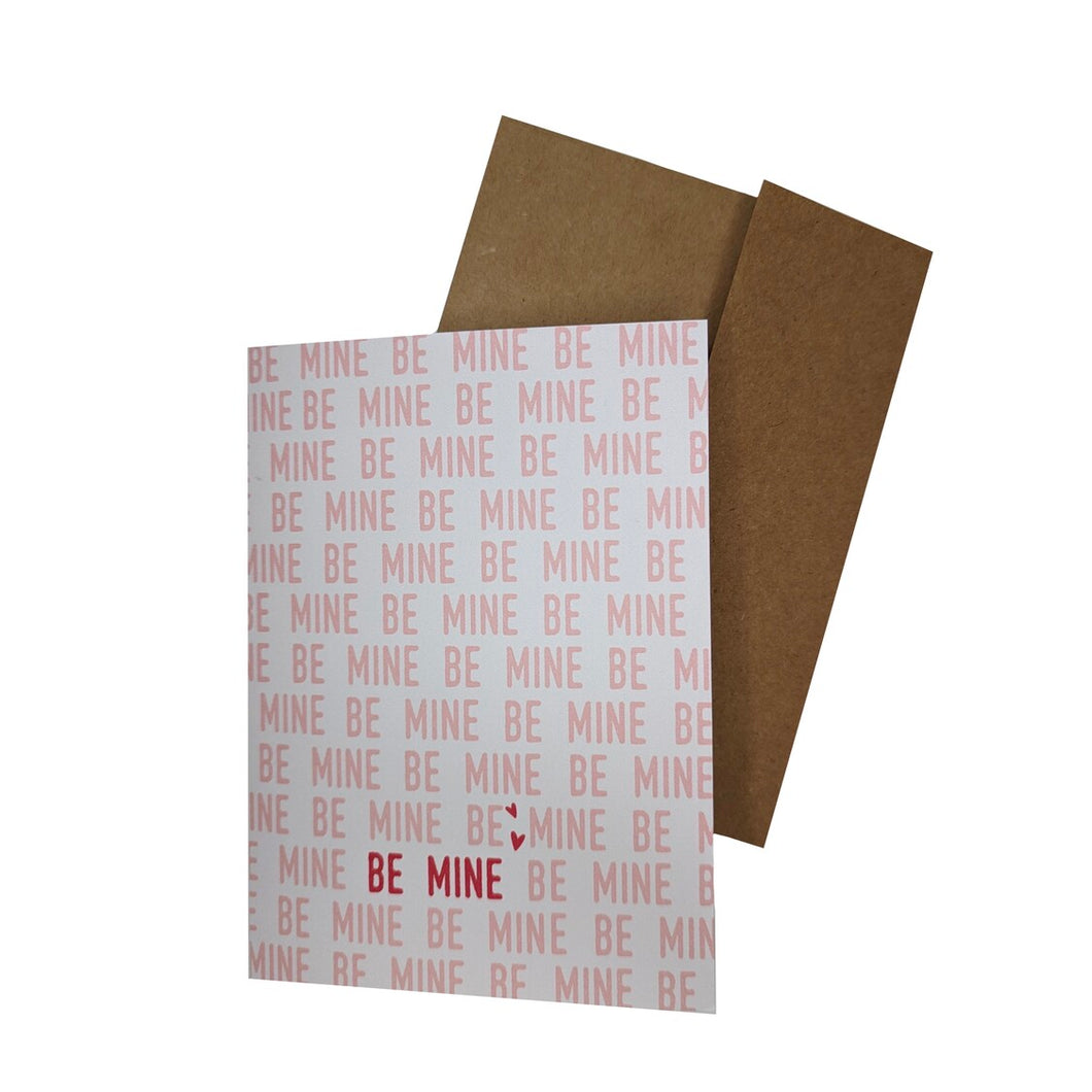 Be Mine Valentine's Day Card