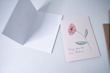 Load image into Gallery viewer, Minimalist Flower Mother&#39;s Day Card (English or Spanish)
