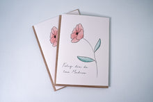 Load image into Gallery viewer, Minimalist Flower Mother&#39;s Day Card (English or Spanish)
