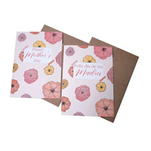 Load image into Gallery viewer, Floral Mother&#39;s Day Card with Envelope (English or Spanish)
